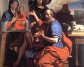 圭尔奇诺 : St Luke Displaying a Painting of the Virgin